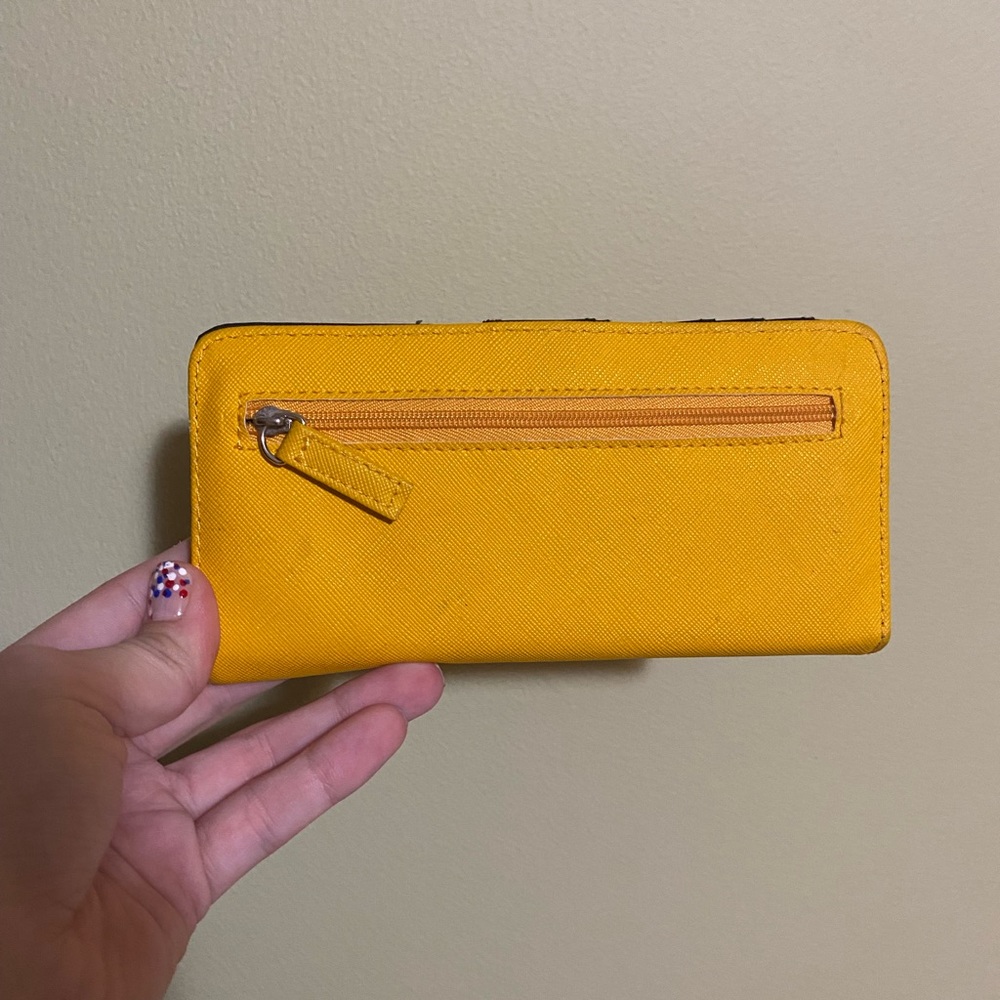 Yellow wallet